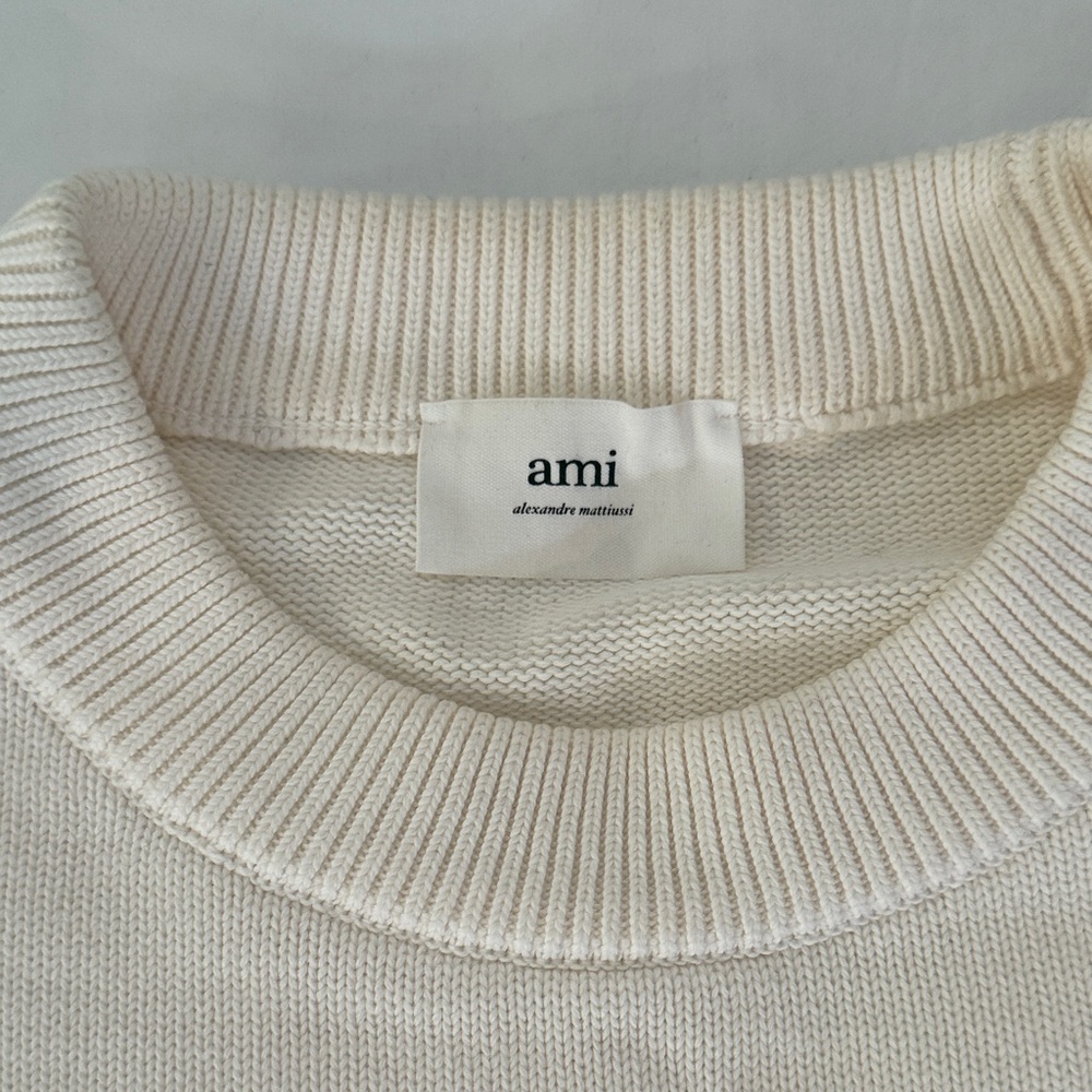 Men Ami Sweater White - Picture 2 of 5
